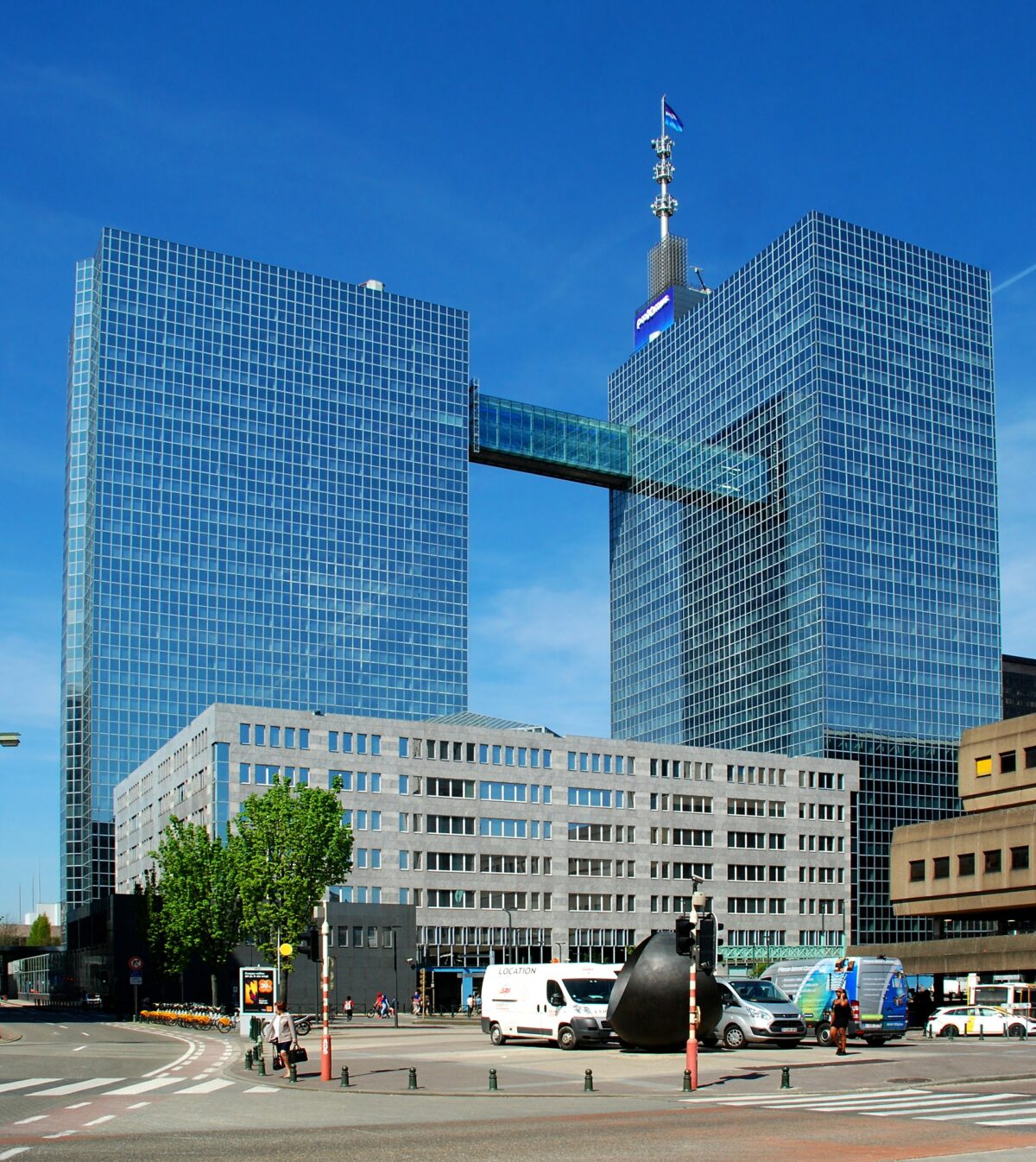 Proximus Towers in Brussels, Belgium